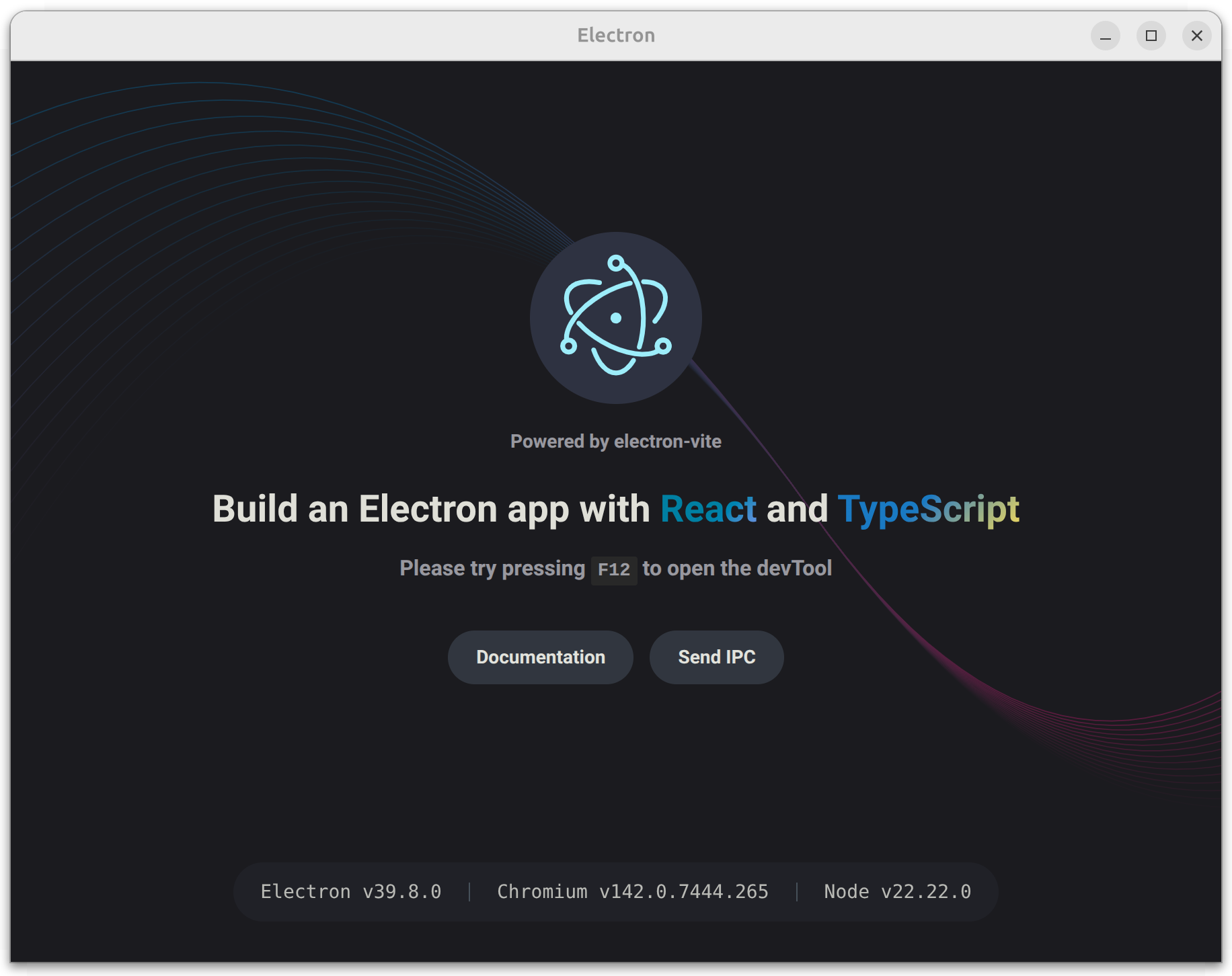 Electron window